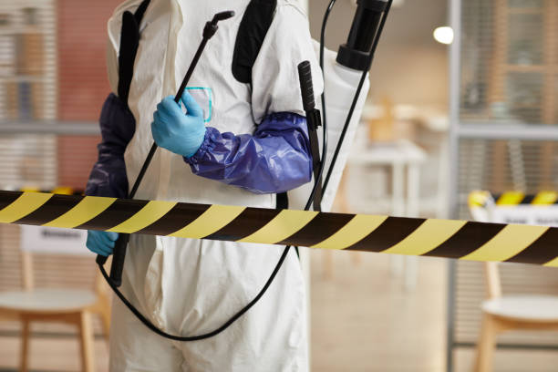 Professional Sewage Cleanup technician working in Mcclellan, CA
